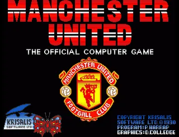 Manchester United - The Official Computer Game_Disk1 screen shot title